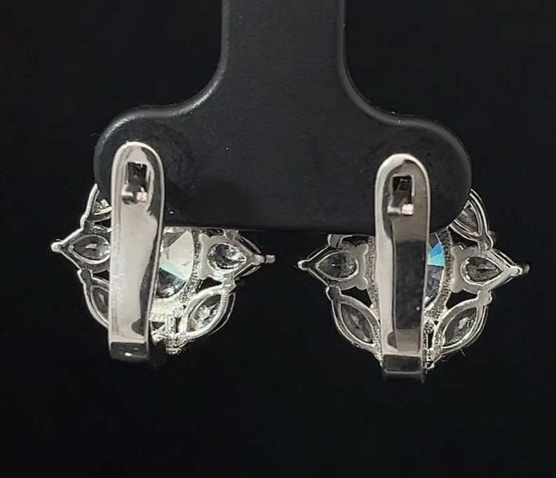 Moissanite Diamond Earrings