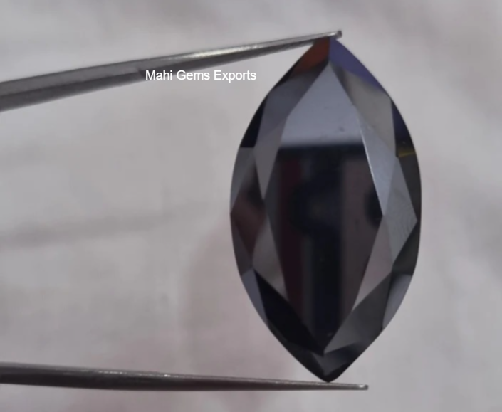 Black Moissanite marquise