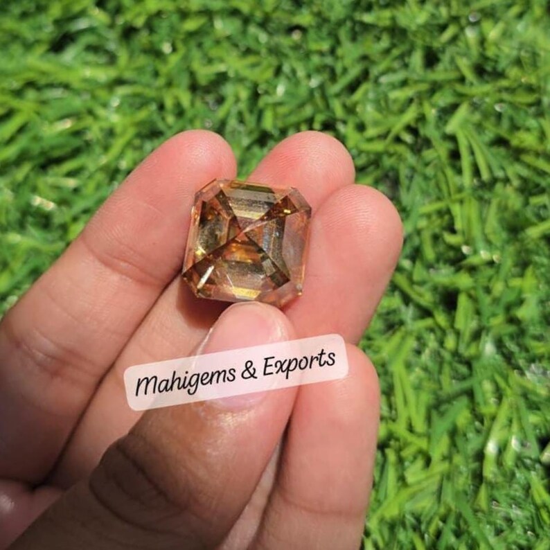Fancy Asscher Cut Moissanite