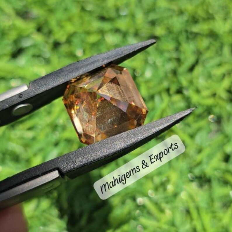 Fancy Asscher Cut Moissanite
