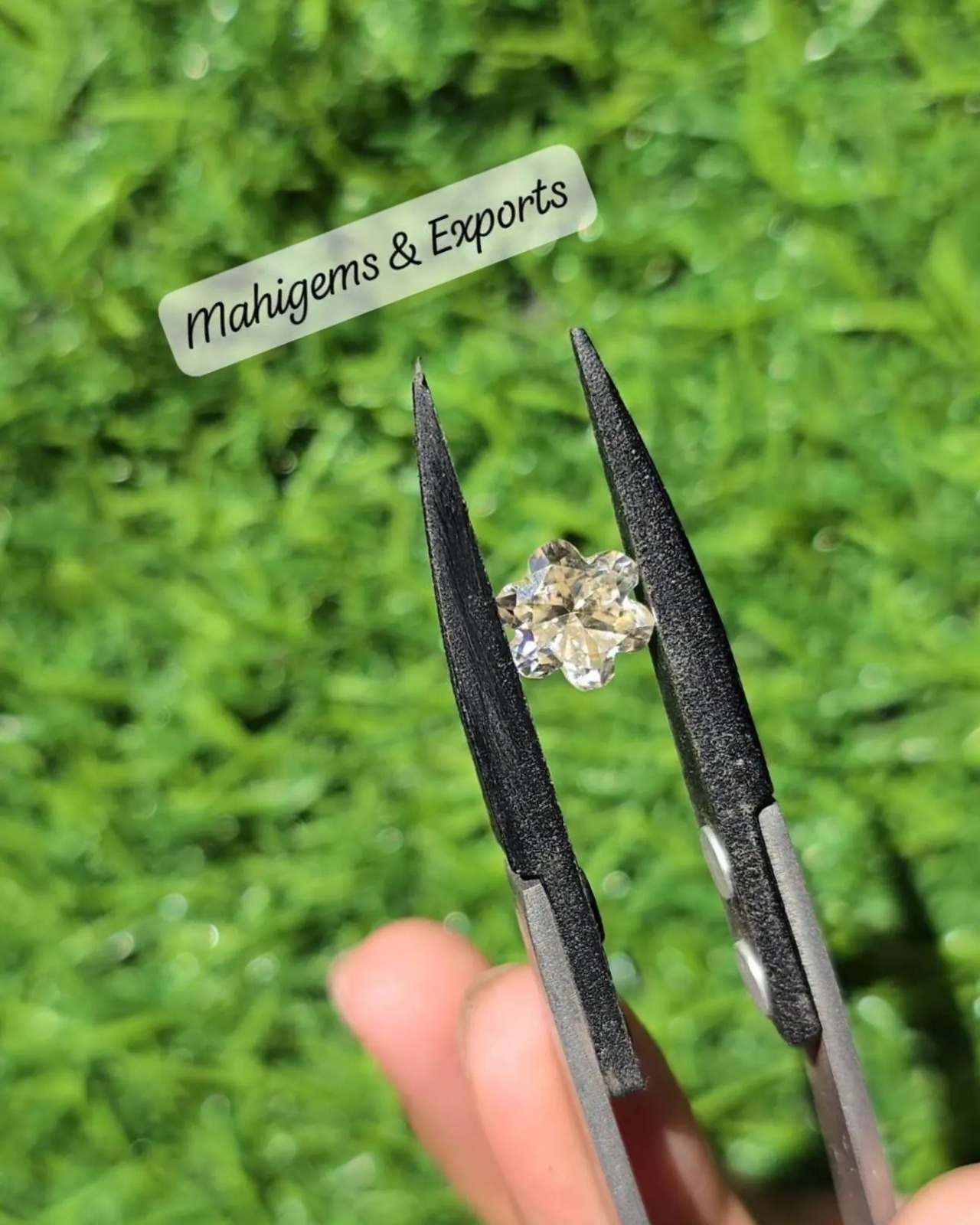 6 Petal Flower Shape Moissanite