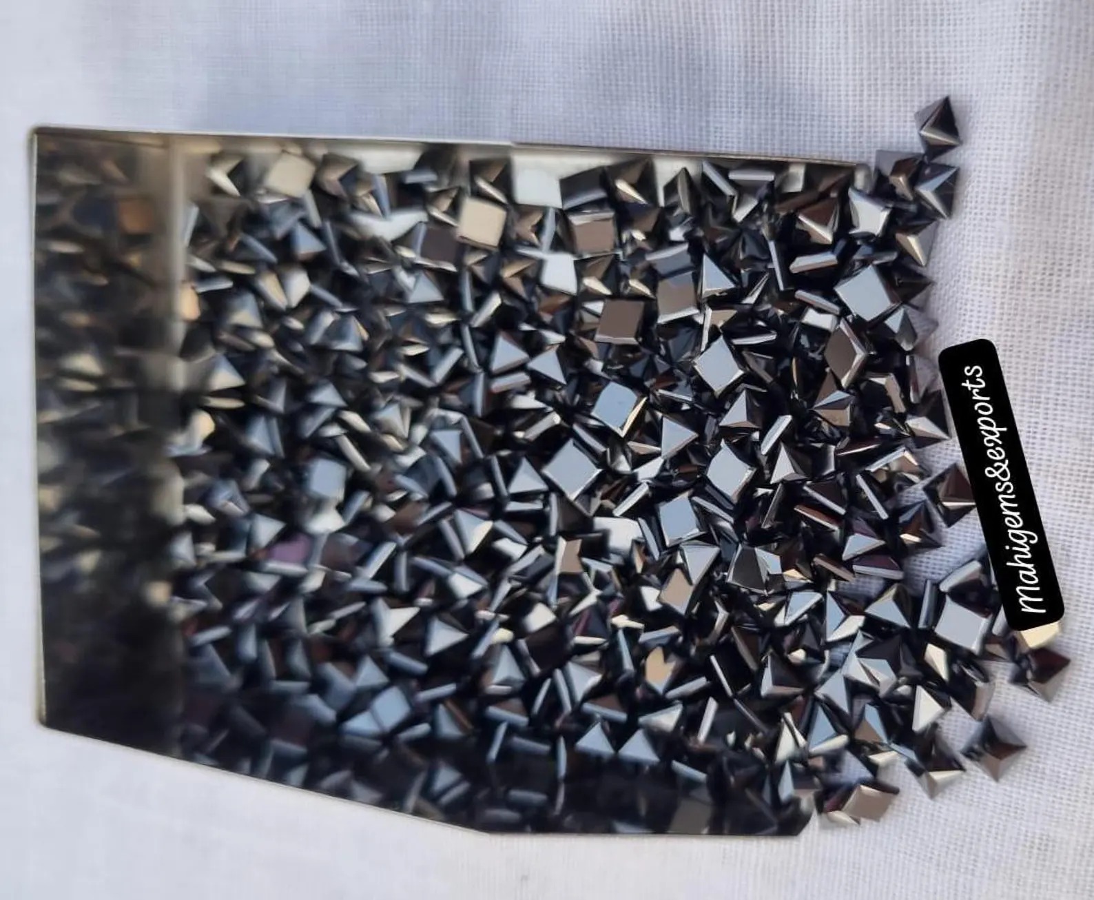 Black Moissanite Princess Cut