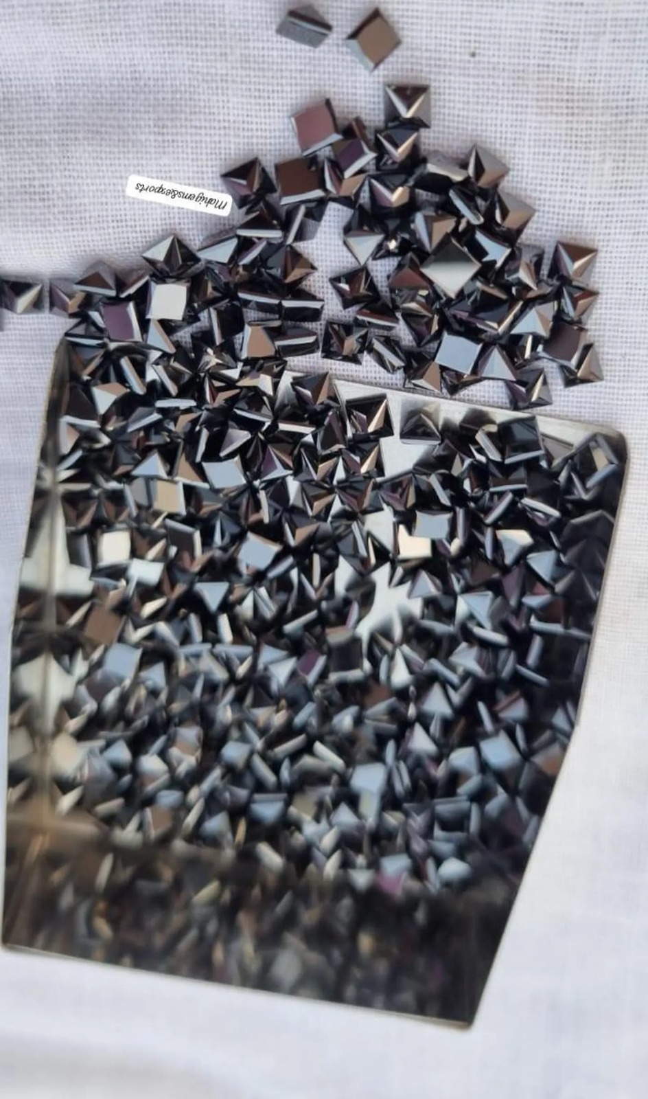 Black Moissanite Princess Cut