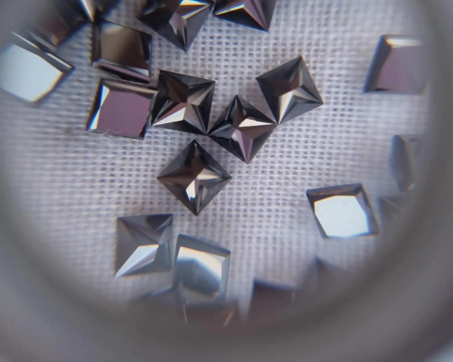 Black Moissanite Princess Cut