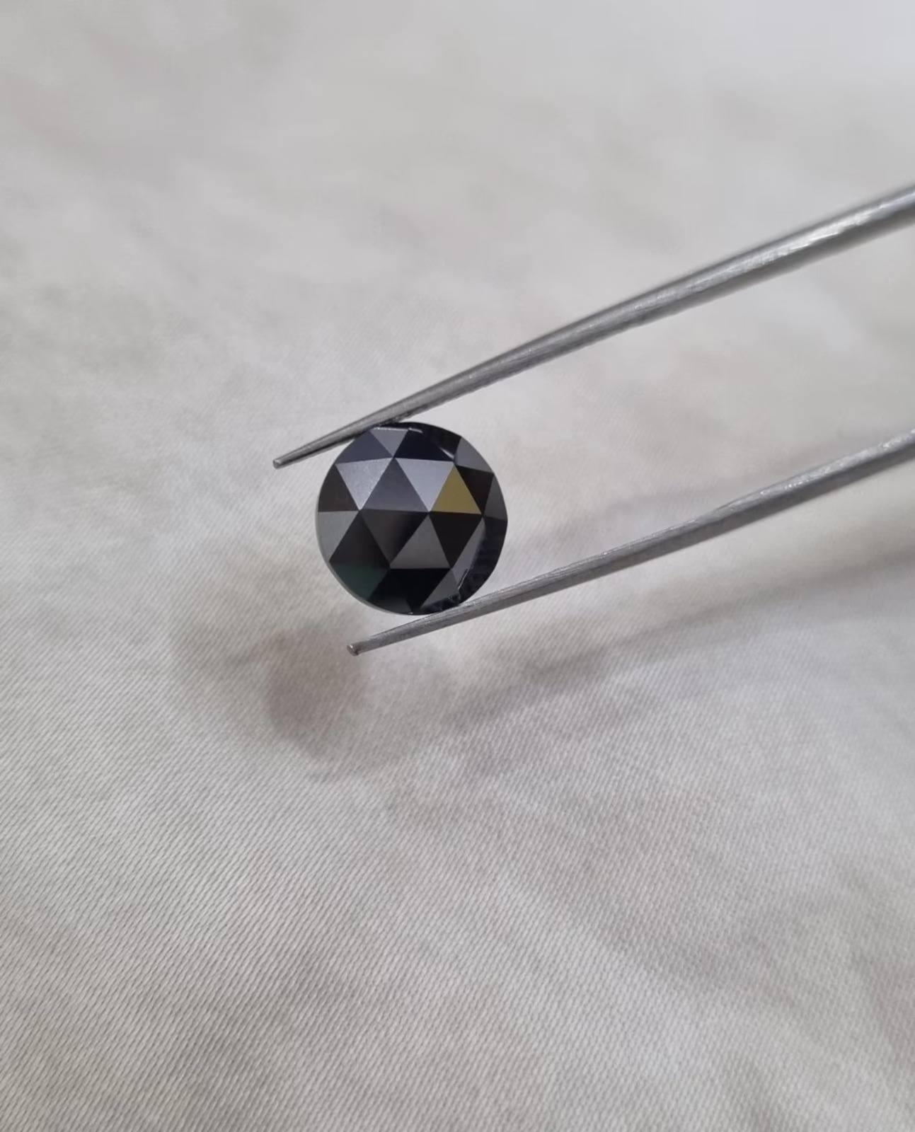 Black Moissanite Rose Cut