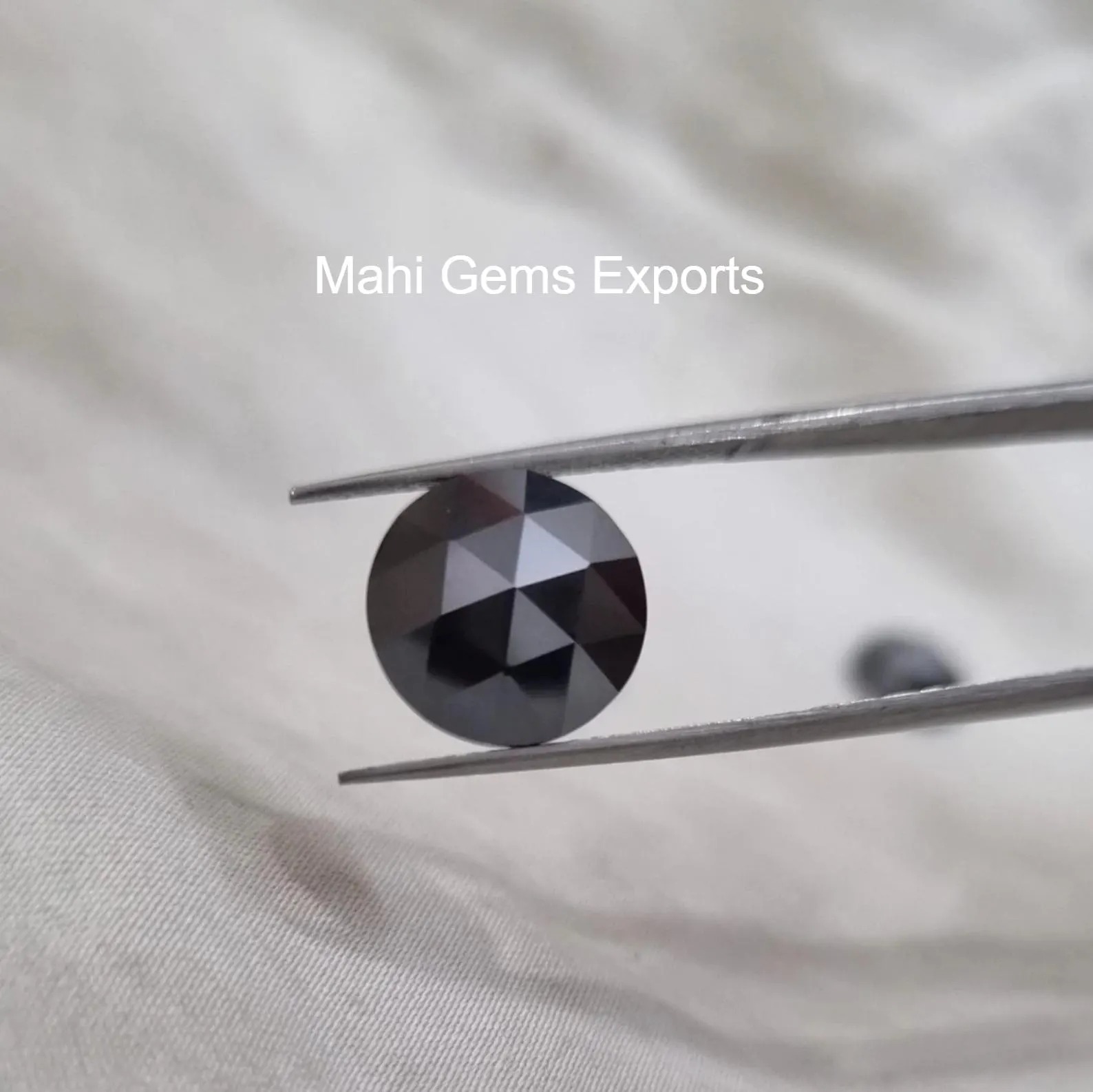 Black Moissanite Rose Cut