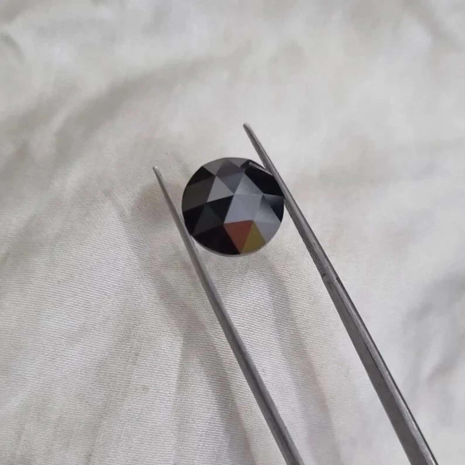 Black Moissanite Rose Cut