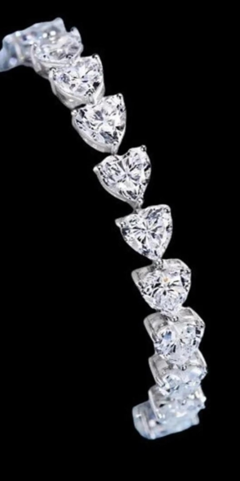 Heart Shape tennis Bracelet