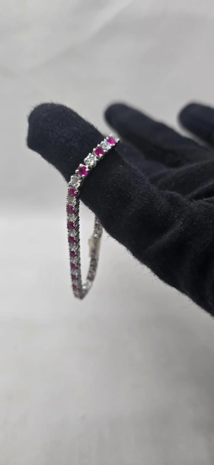 Pink Ruby Zircon Bracelet