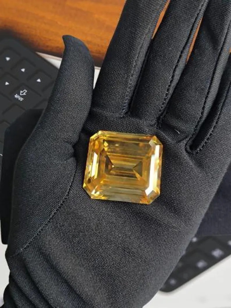 Emerald Cut Moissanite