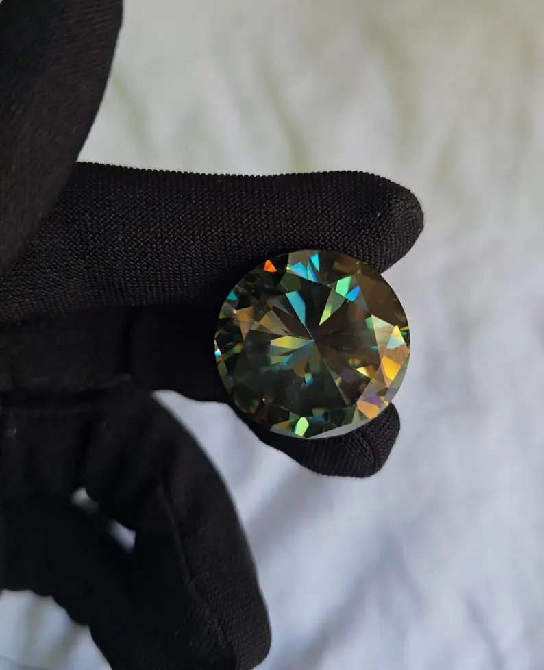 Round Brilliant Cut Moissanite
