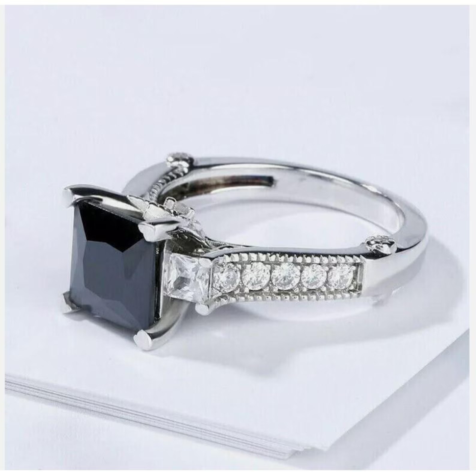 Princess Moissanite Diamond