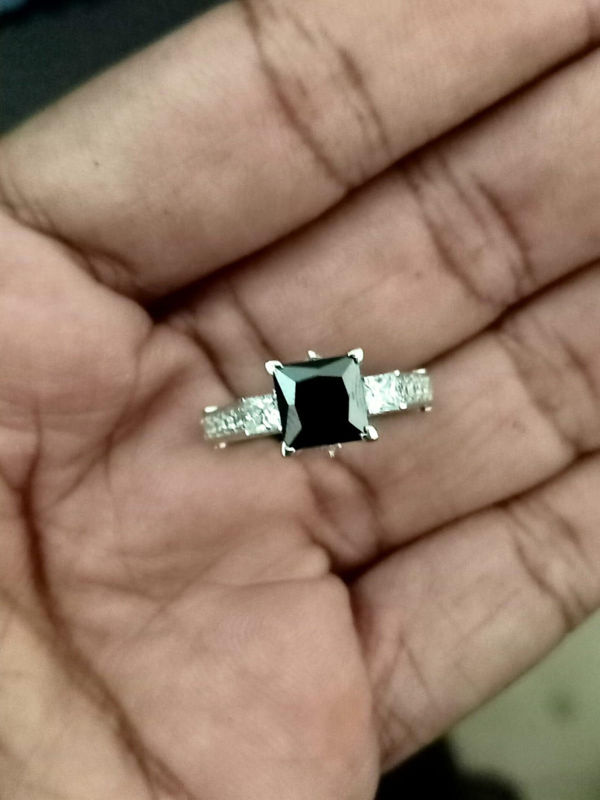 Princess Moissanite Diamond
