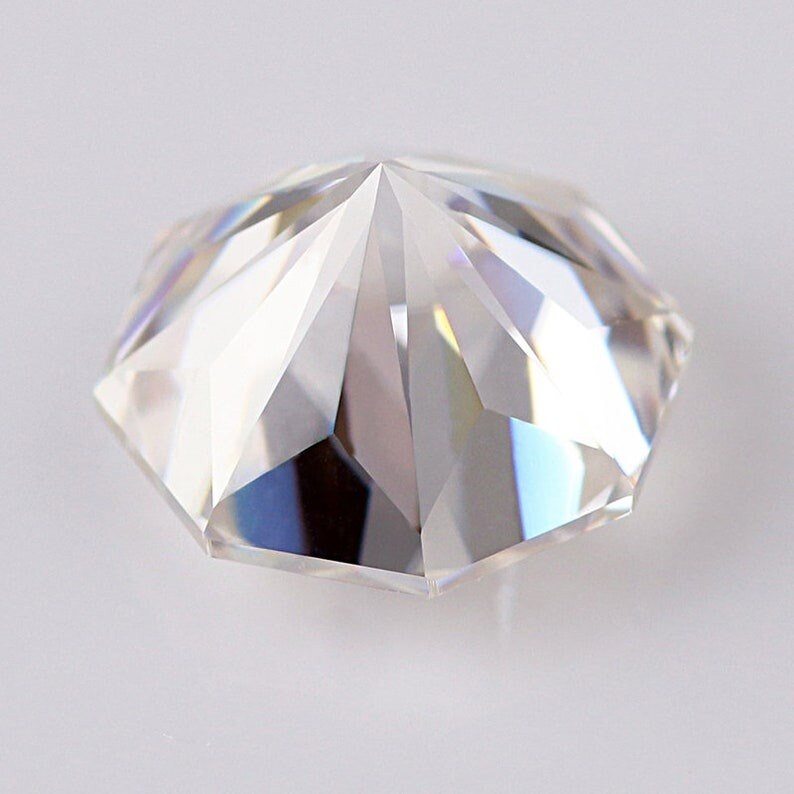 Octagon Cut Moissanite