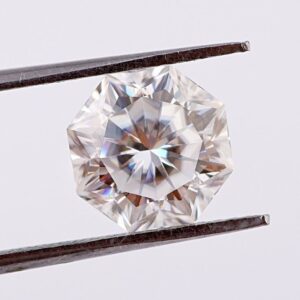 Octagon Cut Moissanite