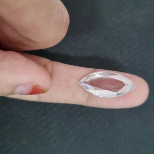 White marquis Shape Moissanite