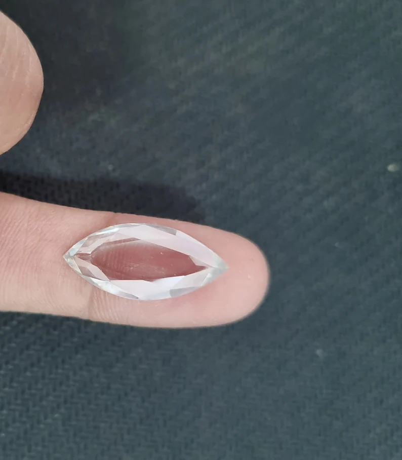 White marquis Shape Moissanite