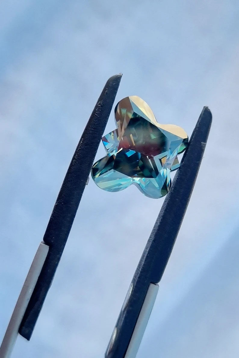 Butterfly Shape Moissanite