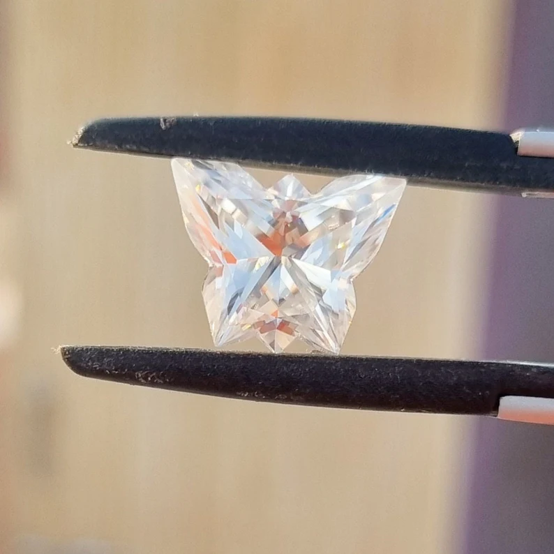 Butterfly Shape Moissanite