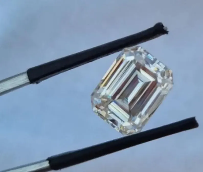 Emerald Cut Moissanite