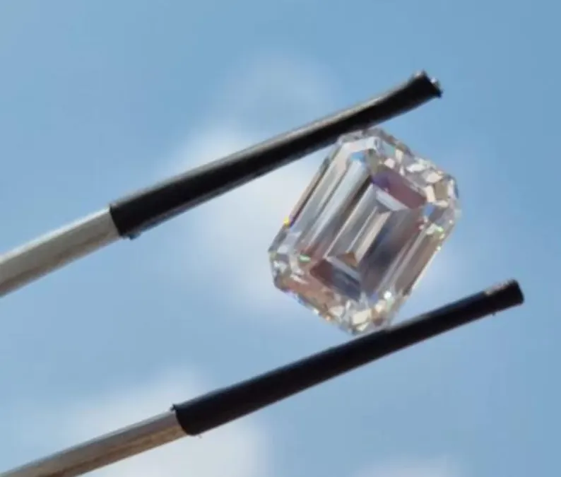 Emerald Cut Moissanite