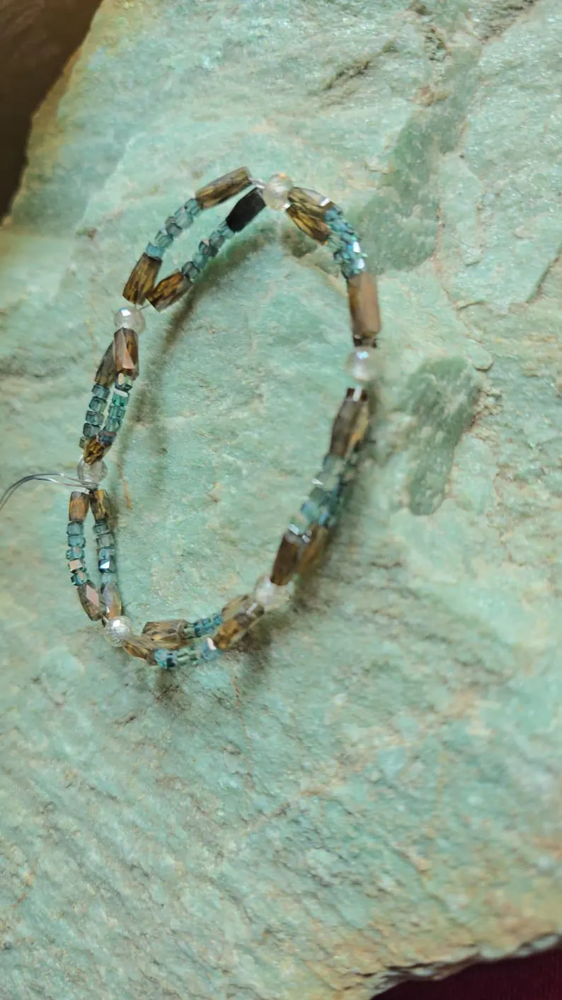 Multi Beaded Bracelet Hand Made