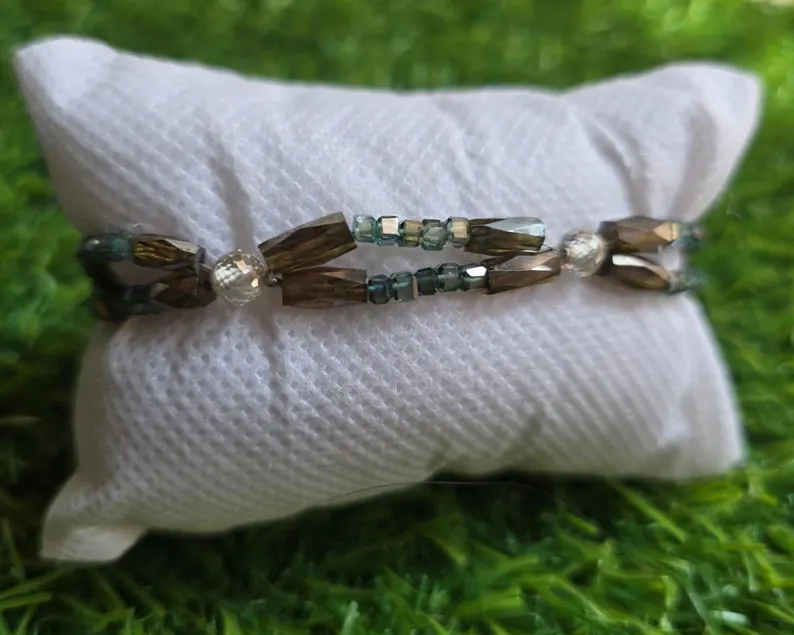 Multi Beaded Bracelet Hand Made