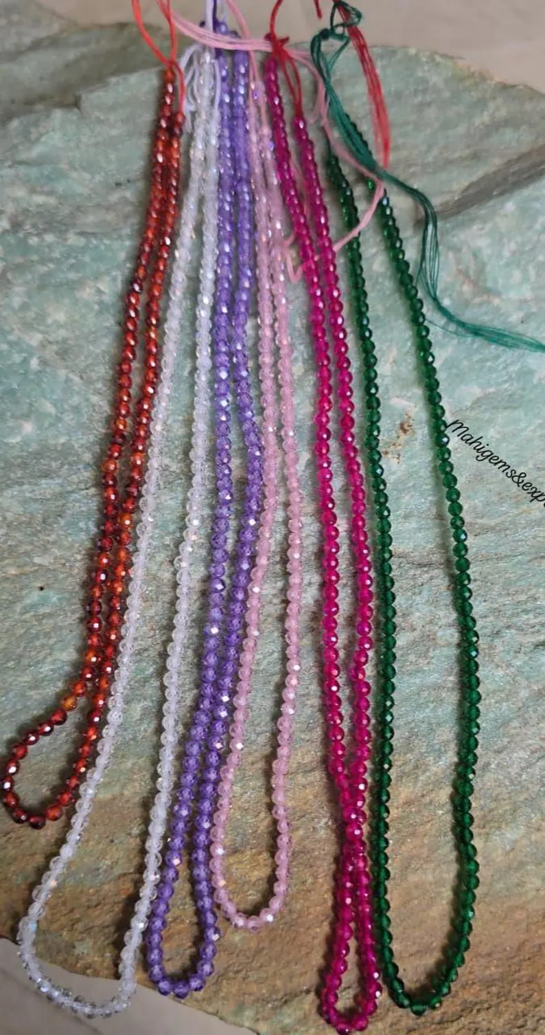 2.50 MM Multi Colour Zircon Beads