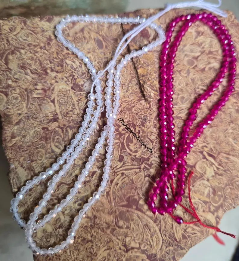 2.50 MM Zircon Beads 2 strand