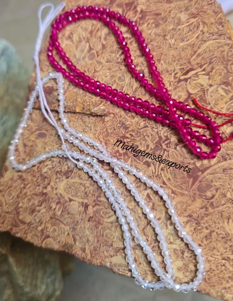 2.50 MM Zircon Beads 2 strand