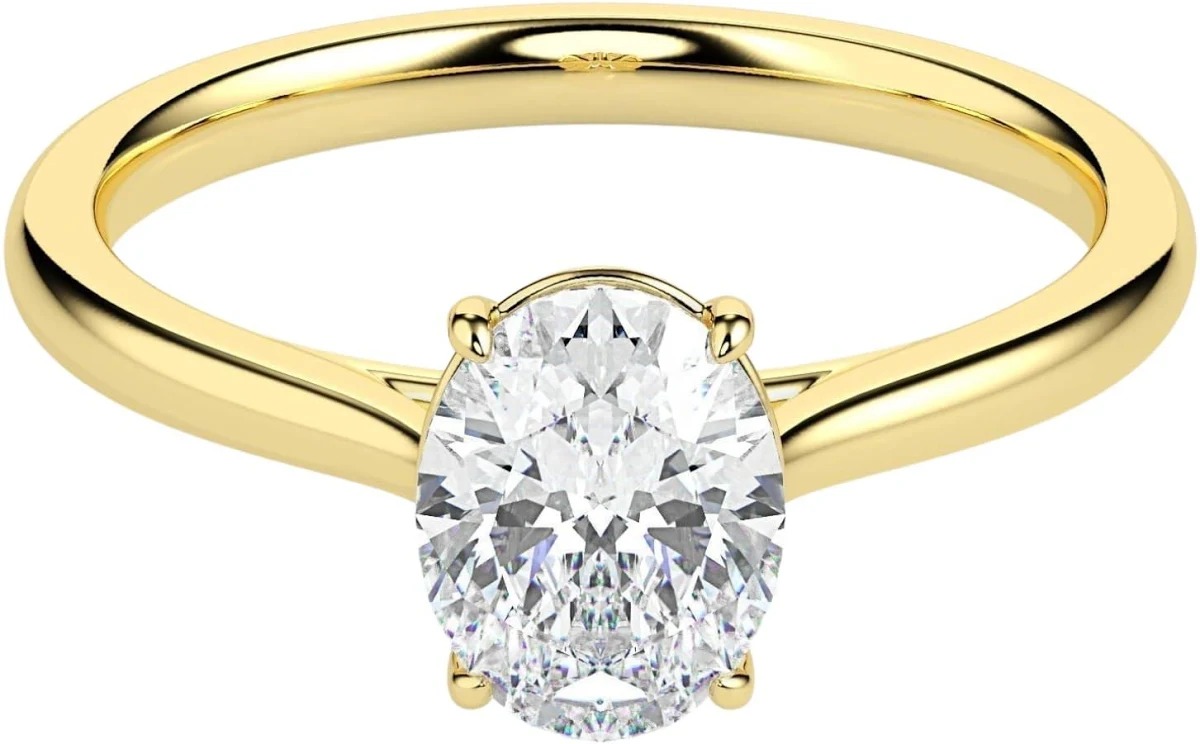 Moissanite Diamond Ring