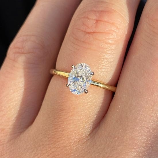 Moissanite Diamond Ring